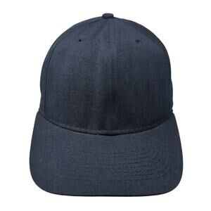 Roxxi Oklahoma City Fitted Baseball Cap Blue 7 3/8 Vented Holes Outdoor Blank